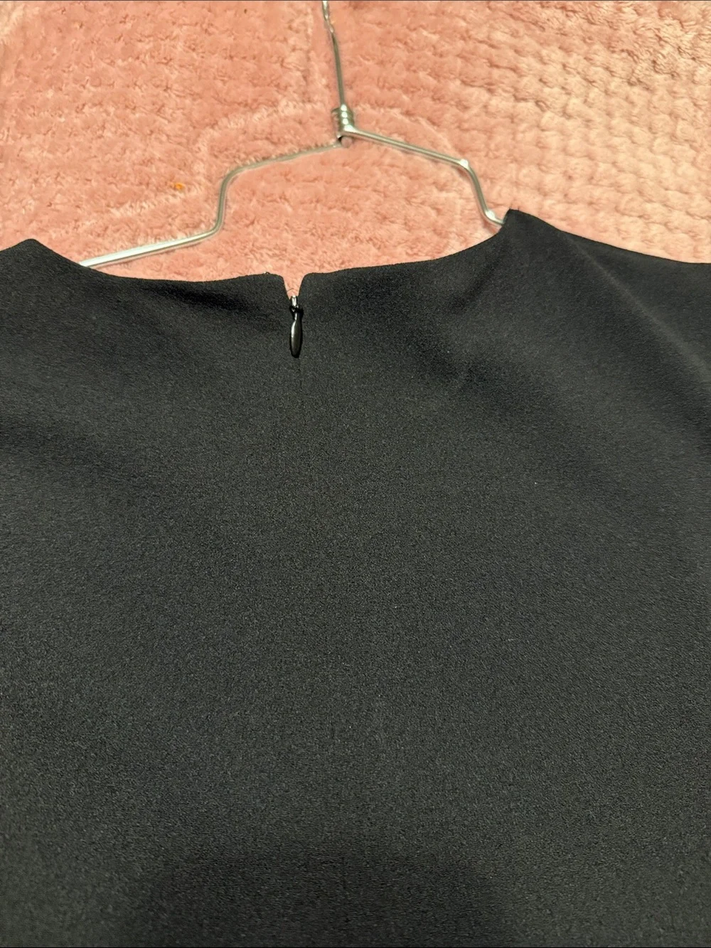 Express Black Comforter-style Dress with Ruffle Sleeves